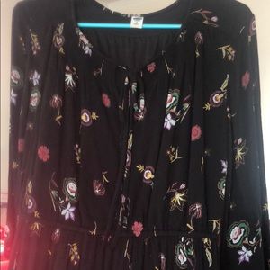 Old Navy Long Sleeve Black Dress (SZ M)